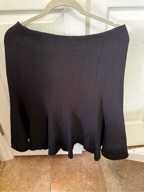 Classic Black A-Line Women's Skirt